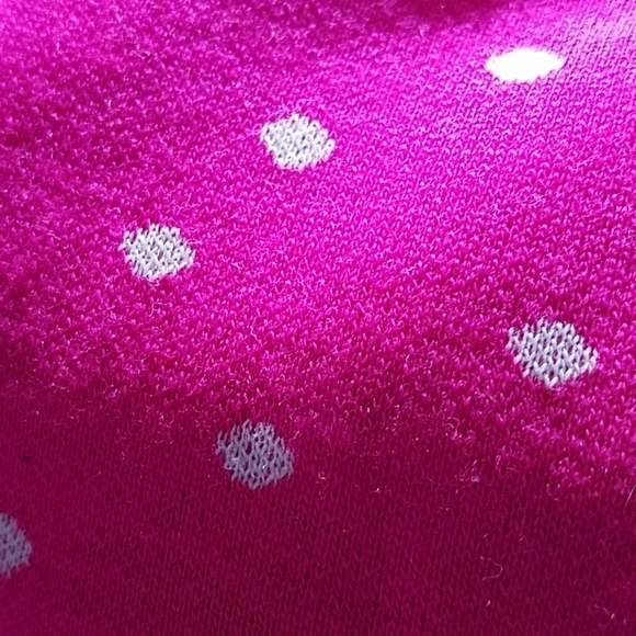 VINTAGE PINK WHITE POLK A DOT GO-GO DRESS RETRO ECLECTIC - Picture 8 of 15